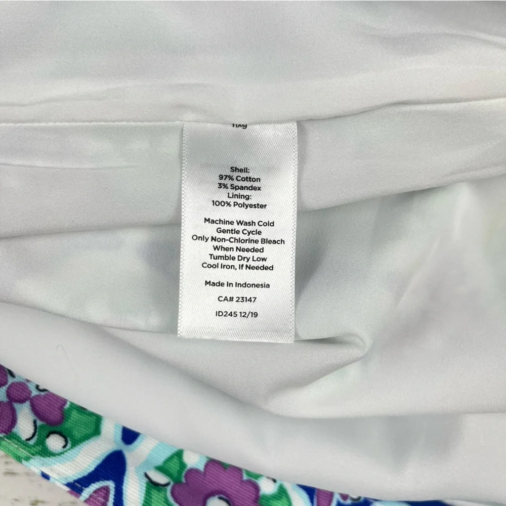 Talbots Medallion Print A-Line Skirt 4